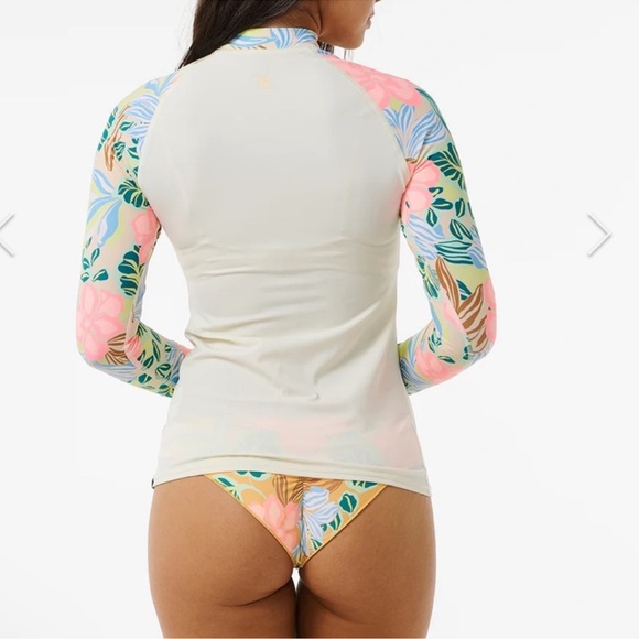 Rip Curl Follow The Sun UPF 50 Long Sleeve Rashguard, SMALL - Picture 8 of 9